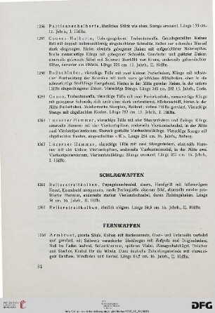 Fernwaffen (Nr. 1268-1271)