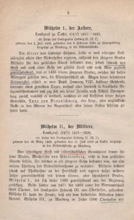 Wilhelm II., der Mittlere, Landgraf, (1471), 1483 - 1509