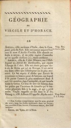 Géographie de Virgile