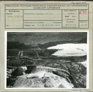 Mechernich, Bergbau: Tagebau Bachrevier von Nordwesten