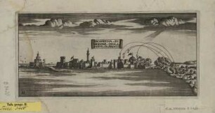 Ansicht von Methoni, Kupferstich, um 1650?