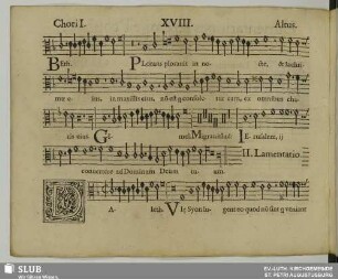 XVIII. II. Lamentatio: Daleth viae Sion lugent