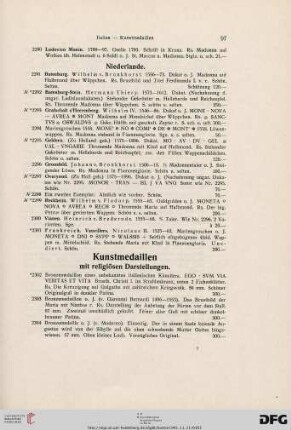 Kunstmedaillen (Nr. 2302-2331)