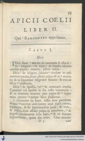 Liber II. Qui Sarcoptes appellatur.