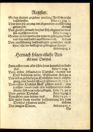 Hernach folgen etliche Artickel vom Diebstal.