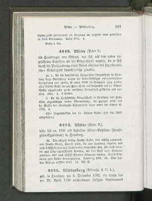 4444. Witte (Peter II.).