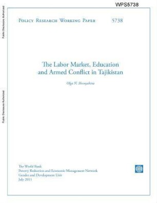 The labor market, education and armed conflict in Tajikistan