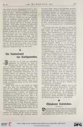 Ein Fachverband des Kunstgewerbes