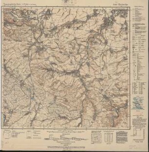 Section Kreischa aus: Topographische Karte (Meßtischblätter) Sachsen