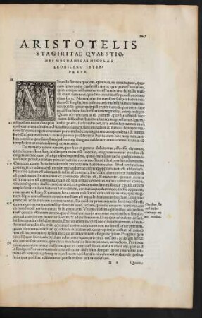 Aristotelis Stagiritae Quaestiones Mechanicae ...