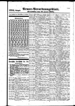 1334.Ausgabe. Mittwoch, 10. Januar 1917