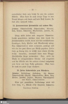 24. Hannoveraner Hirnwürste auf andere Art
