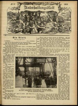 Ausgabe vom Sonntag, den 27. April 1919.