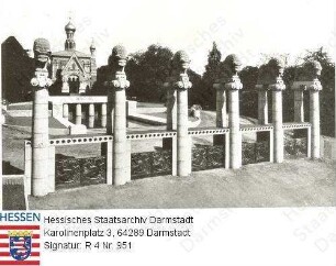 Darmstadt, Mathildenhöhe / Ausstellung 1914 / Hauptportal zum Ausstellungsgelände