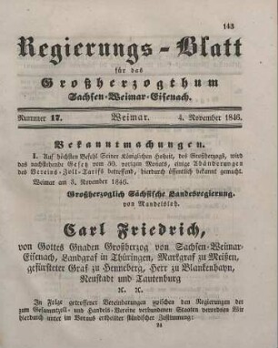 Nr. 17 : 4. November 1846