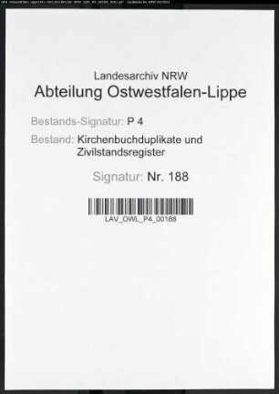 Kirchenbuchduplikat der evangelischen Gemeinde Lünern (GT 1815-1816, GHT 1817-1839). (Gemeinde: Lünern, evangelische Gemeinde)