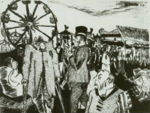 Blatt aus dem Zyklus zu Jack London: Abenteurer des Schienenstranges