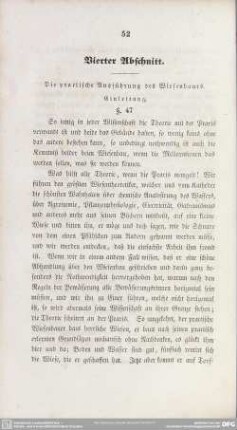 Vierter Abschnitt. Die practische Ausführung des Wiesenbaues. Einleitung