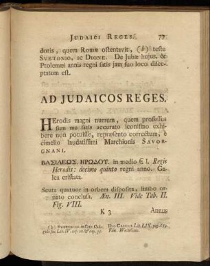Ad Judaicos Reges.