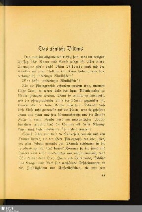Das ähnliche Bildnis