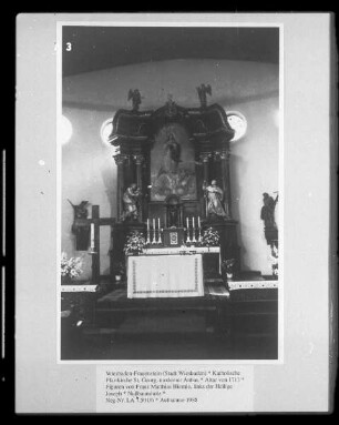 Altar: Heiliger Joseph