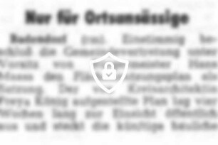 [Name maskiert] Ortsansässige