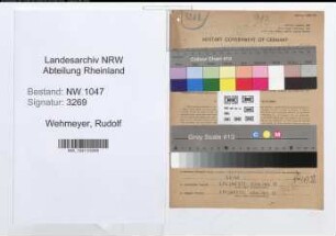 Entnazifizierung Rudolf Wehmeyer , geb. 20.04.1909 (Strassenwaerter)