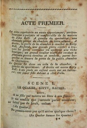 Chatterton : drame en trois actes et en prose