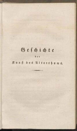 Geschichte der Kunst des Alterthums.