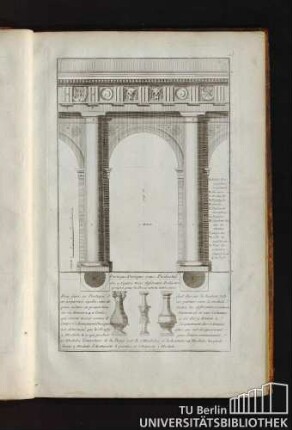 23. Portique Dorique sans Piedestal.