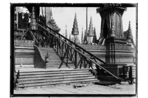 Tempel in Bangkok : Bangkok. Königspalast, Tempel, 1910/1911