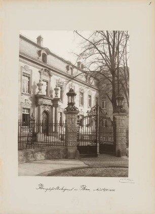 Oberbergamt, Bonn: Eingangsbereich mit Blick auf das Hauptportal