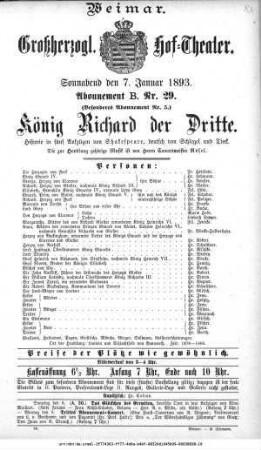 König Richard der Dritte