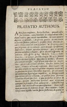 2v-3v, Praefatio Auhoris.