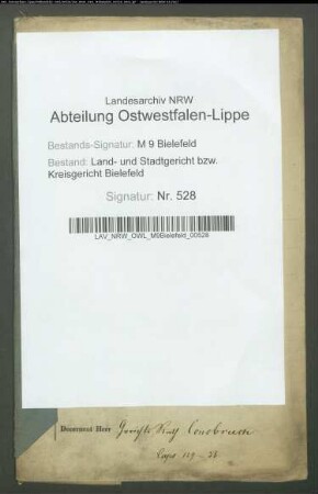 Sonstige: Niehaus, Casper Heinrich: