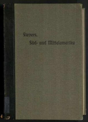 Süd- und Mittelamerika.; Allgemeine Länderkunde