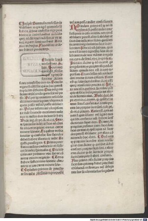Confessionale "Defecerunt ... Scrutinium quidem est confessio"; [Summa theologica ] De restitutionibus