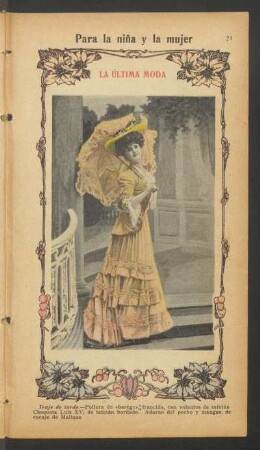 Para la niña y la mujer - La última moda [Ilustración]