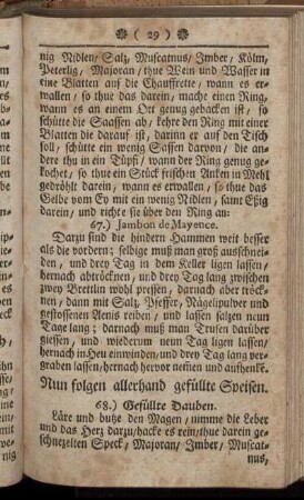 Nun folgen allerhand gefüllte Speisen.