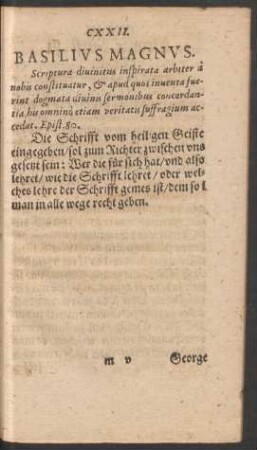 CXXII. Basilius Magnus.