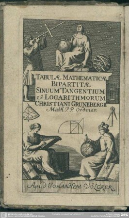 Tabulae Mathematicae Bipartitae Sinuum Tangentium et Logarithmorum