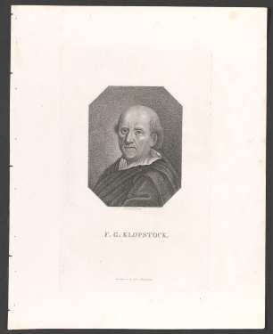 Porträt Friedrich Gottlieb Klopstock (1724-1803)