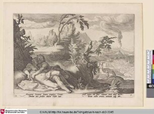 [Apollon und Koronis; Apollo and Coronis; Corvus betrapt het meisje Coronis]