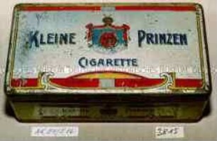 Blechdose für 100 Stück "KLEINE PRINZEN CIGARETTE KOSMOS DRESDEN"