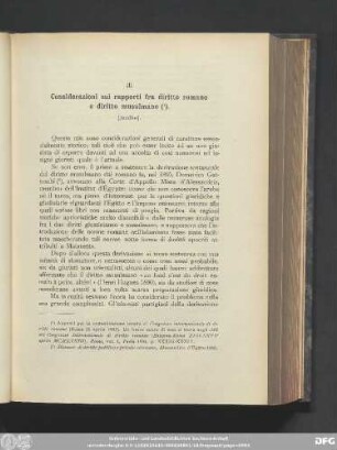 III. Considerazioni sui rapporti fra diritto romano e diritto musulmano.