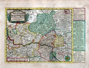 Die Aemter Wittenberg, Beltzig, Graefenhaengen, Seyda und Pretzsch : zum Chur-Creisse gehorig ; Herausgegeben von Johann George Schreibern in Leipzig