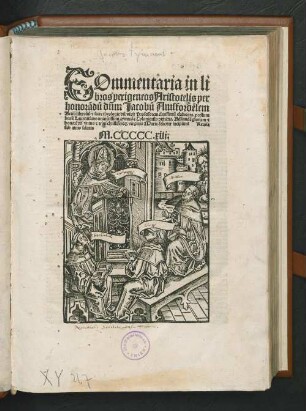 Commentaria in libros peregrinos Aristotelis