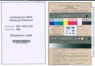 Entnazifizierung Adolf Gerstenkorn , geb. 07.02.1908 (Ingenieur)