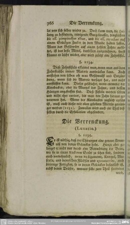 Die Verrenckung. (Luxatio.)