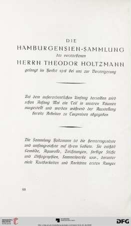 Die Hamburgensien-Sammlung